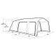 2. Outwell Iowa 6 Air 6-Personen-Tunnelzelt Grau