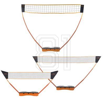 33. ZSB 3in1 Badmintonnetz-Set + Tennisnetz + Volleyballnetz 