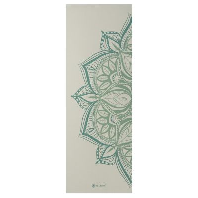 6. Gaiam Vintage Green Point Yogamatte 5MM 64949