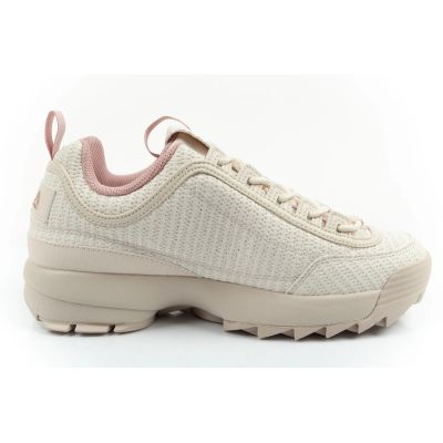 4. Fila Disruptor Damenschuhe, modische Sportschuhe, beige, bequem