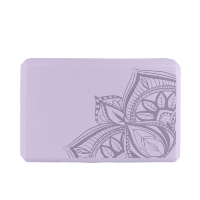 7. GAIAM Lilac Point Foam Yoga Cube 63748