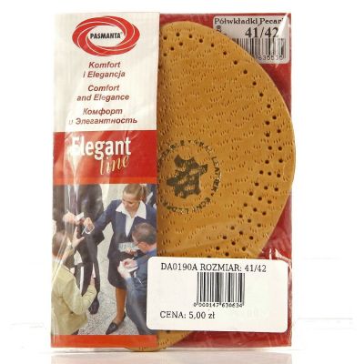 Halbeinsätze aus Leder auf Pasmanta-Latex