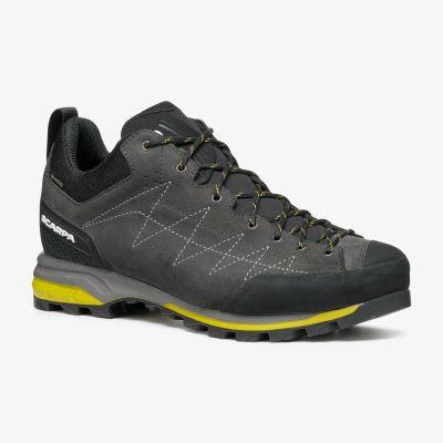 Scarpa Zodiac GTX Schuhe, anthrazitfarben, Schwefelgelb, Größe 46,5