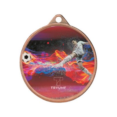 Metallmedaille mit Farbdruck LuxorJet