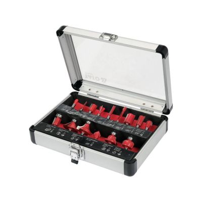 3. Yato YT-68007 Fräser-Set, 15-teilig.