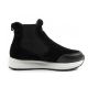 4. Scholl Beverly Bootie Damen Lederstiefeletten Schwarz