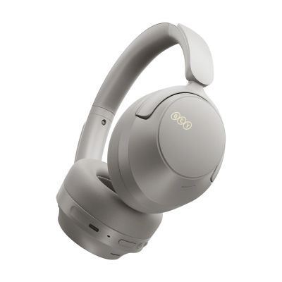 4. QCY H3S Kabellose On-Ear-Kopfhörer mit LDAC und ANC-Geräuschunterdrückung – Grau