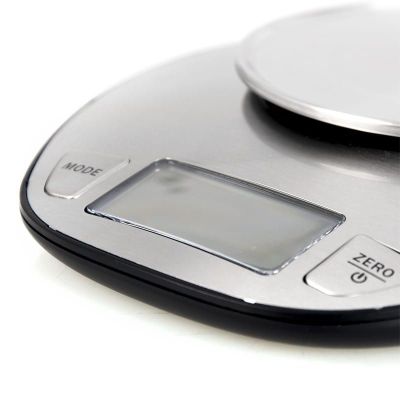 7. ELDOM Elektronische Küchenwaage WK320S RENA Genauigkeit 1 g Gewicht bis 5 kg LED-Anzeige Stahl mit Schüssel
