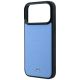 6. Mercedes Leder-Mesh-Hülle mit Bow Line MagSafe für iPhone 18 Pro / 17 Pro – Blau