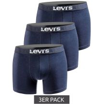 Levi's Herren-Boxershorts, 3er-Pack, marineblau, Baumwolle