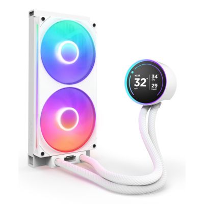 2. NZXT Kraken Elite 280 RGB Weiß (2024) Flüssigkeitskühlung (RL-KR28E-W2)