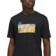 4. adidas Herren-T-Shirt „Summer Sunset Graphic“, schwarz, KC9243