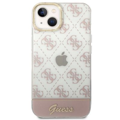 3. Guess GUHCP14MHG4MHP iPhone 14 Plus 6,7 "rosa / rosa Hardcase 4G Pattern Script