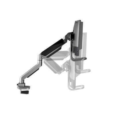 7. Zubehör: Tischhalterung 17"-32"/2TFT 360° Gasfeder 9 kg silber