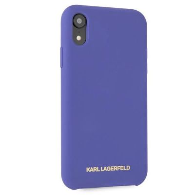 5. Karl Lagerfeld Silikonhülle für iPhone Xr - Lila