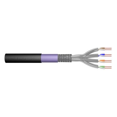 2. DIGITUS CAT 7 S-FTP PiMF Installationskabel, 500 m, Trommel, AWG 23/1, 1200 MHz, PE, sx, bl