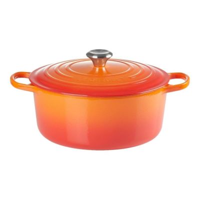 2. Le Creuset Signature Bräter 24 cm roter runder Backofen