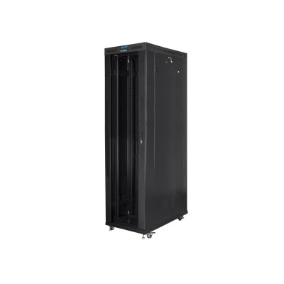 3. LANBERG Schrankregal 19" 47U 800x1200 Glastür LCD Schwarz FF01-8247-12BL