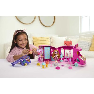 2. Enchantimals Mobiles Modestudio-Set + Kitty-Puppe HPB34