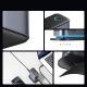 11. Joyroom JR-TCM02 Multiport-GaN-Ladegerät 65W EU 4x USB-C 2x USB-A - Dunkelgrau