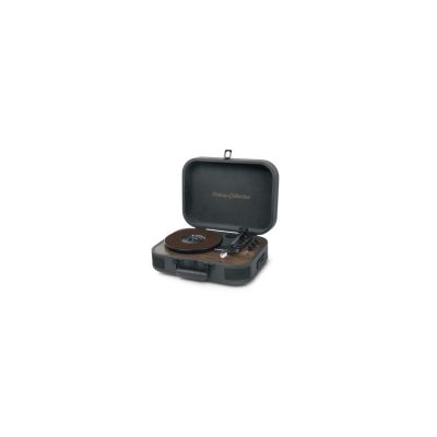 2. Muse MT-207 DGB Plattenspieler-Stereoanlage, Schwarz/Braun