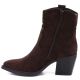 3. Gefütterte Damen-Cowboystiefel mit Fransen, Schokoladenbraun, M.Daszyński MR2520-1