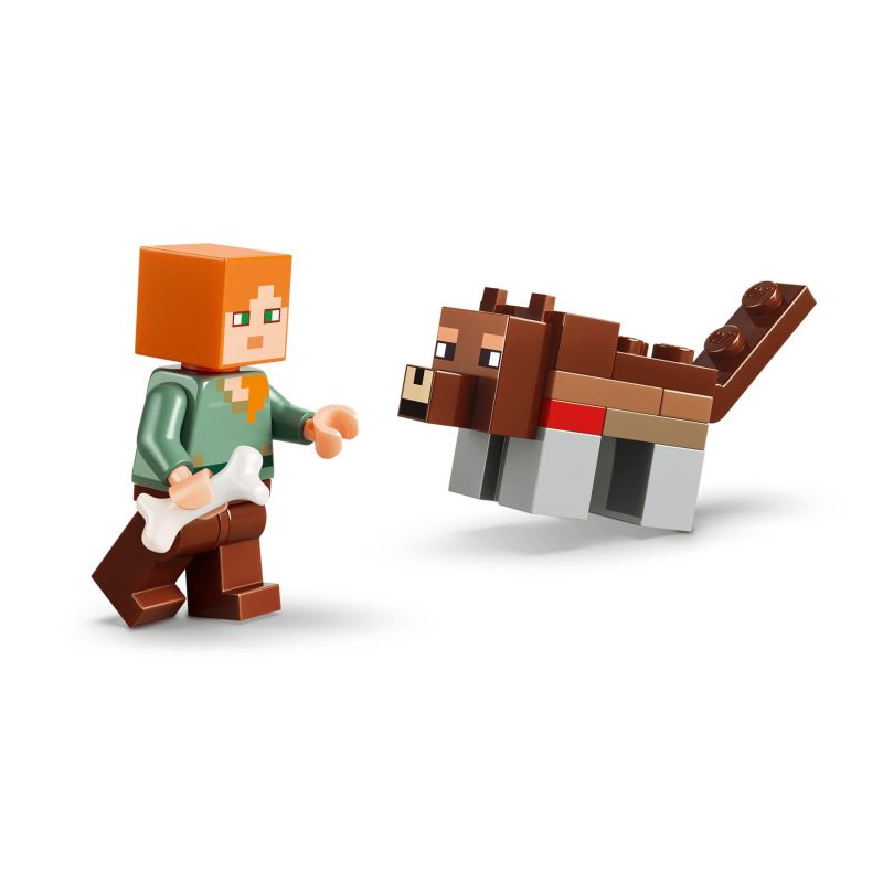 6. LEGO Minecraft 21593 – Die erste Nacht überleben