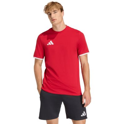 Herren adidas Entrada 26 T-Shirt rot JZ6676