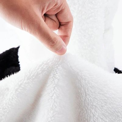 4. Qunature Panda Ski-Sturmhaube für Kinder/Erwachsene, Größe M – Schwarz/Weiß