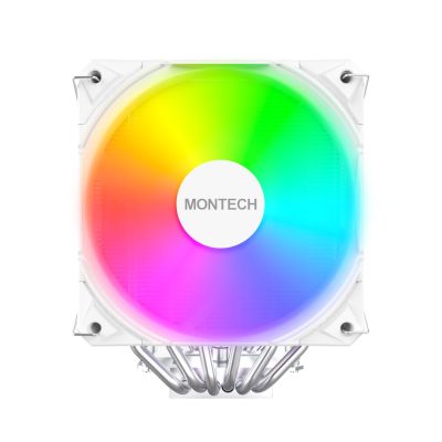 2. Montech NX600 ARGB Prozessor-Luftkühler 12 cm Weiß 1 Stück.