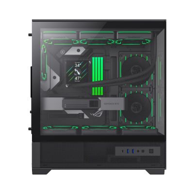 8. GameMax VISTA 2 AB Midi Tower Schwarz