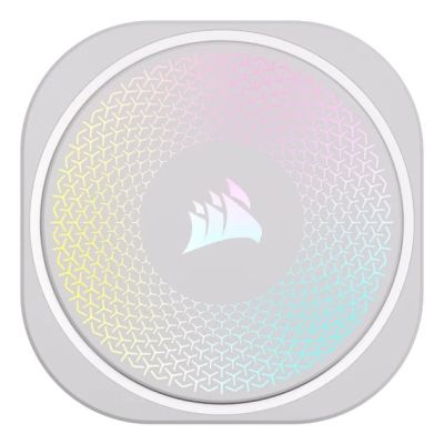 6. Corsair NAUTILUS 240 RS ARGB Flüssigkeits-Prozessor-All-in-One-Flüssigkeitskühler Weiß 1 Stück.