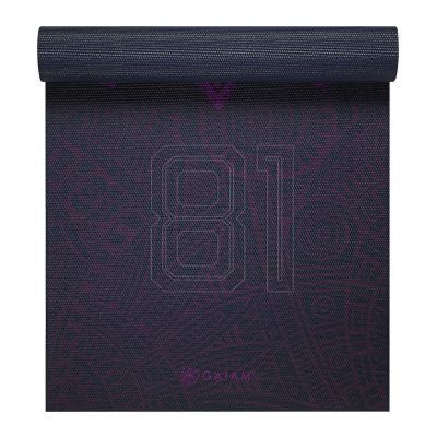 4. Gaiam Plum Sundial Yogamatte 6 mm 62572