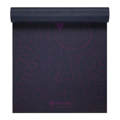 4. Gaiam Plum Sundial Yogamatte 6 mm 62572