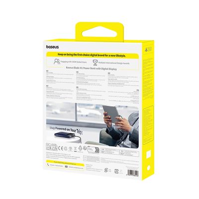 8. Baseus Blade H1 20000mAh 100W Powerbank mit Display - Schwarz