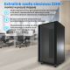 10. Extralink Rack-Schrank 22U 600x800 Schwarz Standgerät