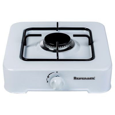 2. 1-flammiger tragbarer Gaskocher Ravanson K-01T (weiß)
