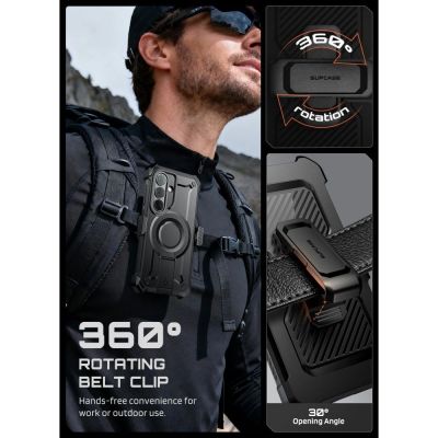 7. Supcase Unicorn Beetle Pro Mag MagSafe 2er-Set Hülle für Samsung Galaxy S26+ Plus - Schwarz