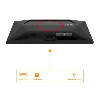 3. AOC Monitor 62,2 cm (24,5") 25G4SRE 16:09 2xHDMI+DP/rot