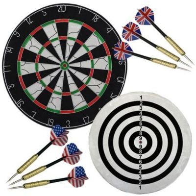 28. DART DELUXE 45CM UND 6 DARTS