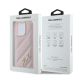 8. Karl Lagerfeld Quilted Signature Hülle für iPhone 16 Pro – Rosa