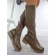 3. Potocki Damen-Plateaustiefel in Khaki 25-12729