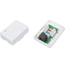 ALANTEC Aufputzbuchse UTP Kat. 5e 1xRJ45