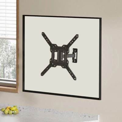 2. MACLEAN Wandhalterung für Fernseher oder Monitor, max. 23–65 Zoll, max. Traglast 30 kg, universell, max. VESA 400 x 400, MC-758 N