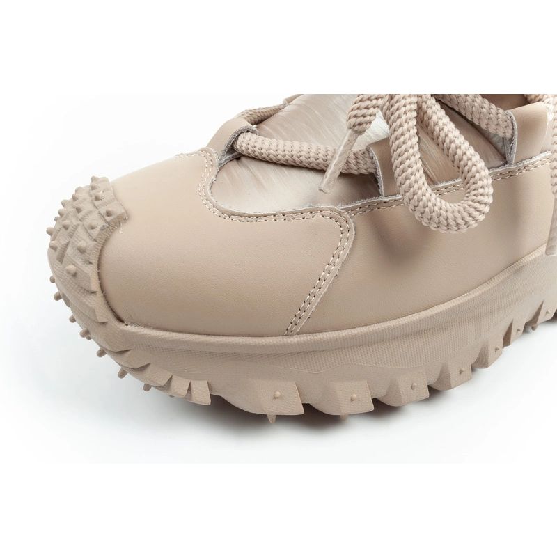 6. Lee Cooper Damen Winter Trekking Sportschuhe, isoliert, beige, Naturleder