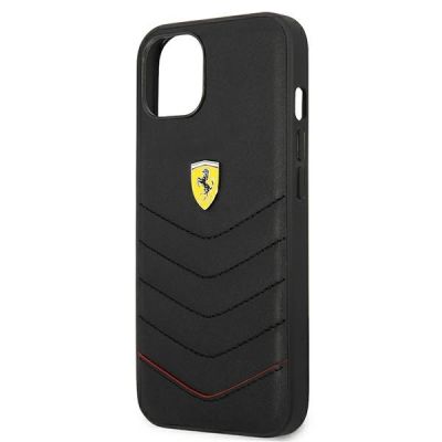 6. Ferrari FEHCP13SRQUK iPhone 13 mini 5.4" schwarz/schwarz Hardcase Off Track Quilted