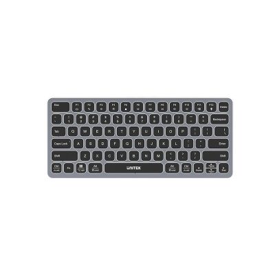 2. UNITEK D1092A USB-Tastatur Amerikanische Internationale Grau
