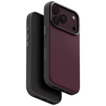 Uniq Lyden DS Magclick Ladehülle für iPhone 18 Pro / 17 Pro – Burgunderrot