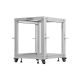 2. Open Rack 19'' 12U 600x600-1100 verstellbar grau Lanberg