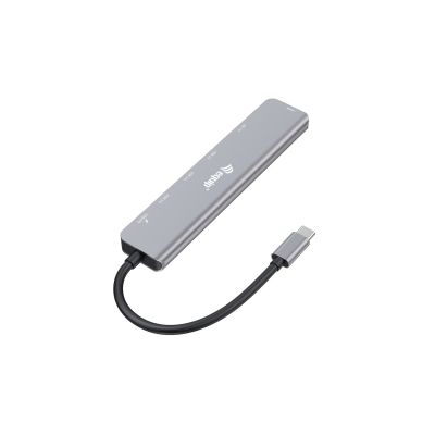 3. Equip 133494 Dockingstation, kabelgebunden, USB 3.2 Gen 1 (3.1 Gen 1), Typ-C, Silber